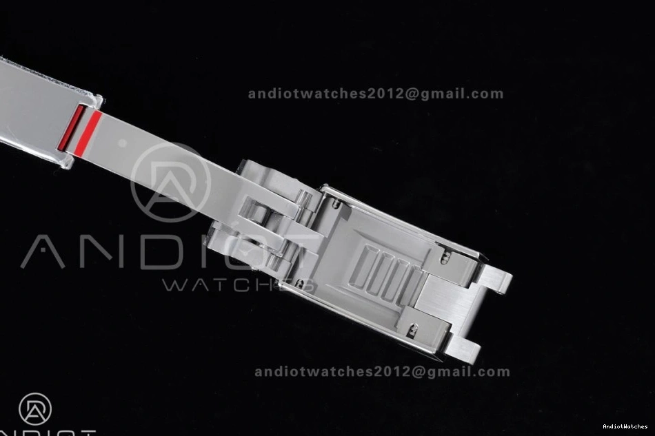 Diamonds SoftTouch Oysterflex Dial Strap Silver 816 Black (Weighted) VS4131 on 1:1 Best V2 126519 VSF Daytona Edition 1103